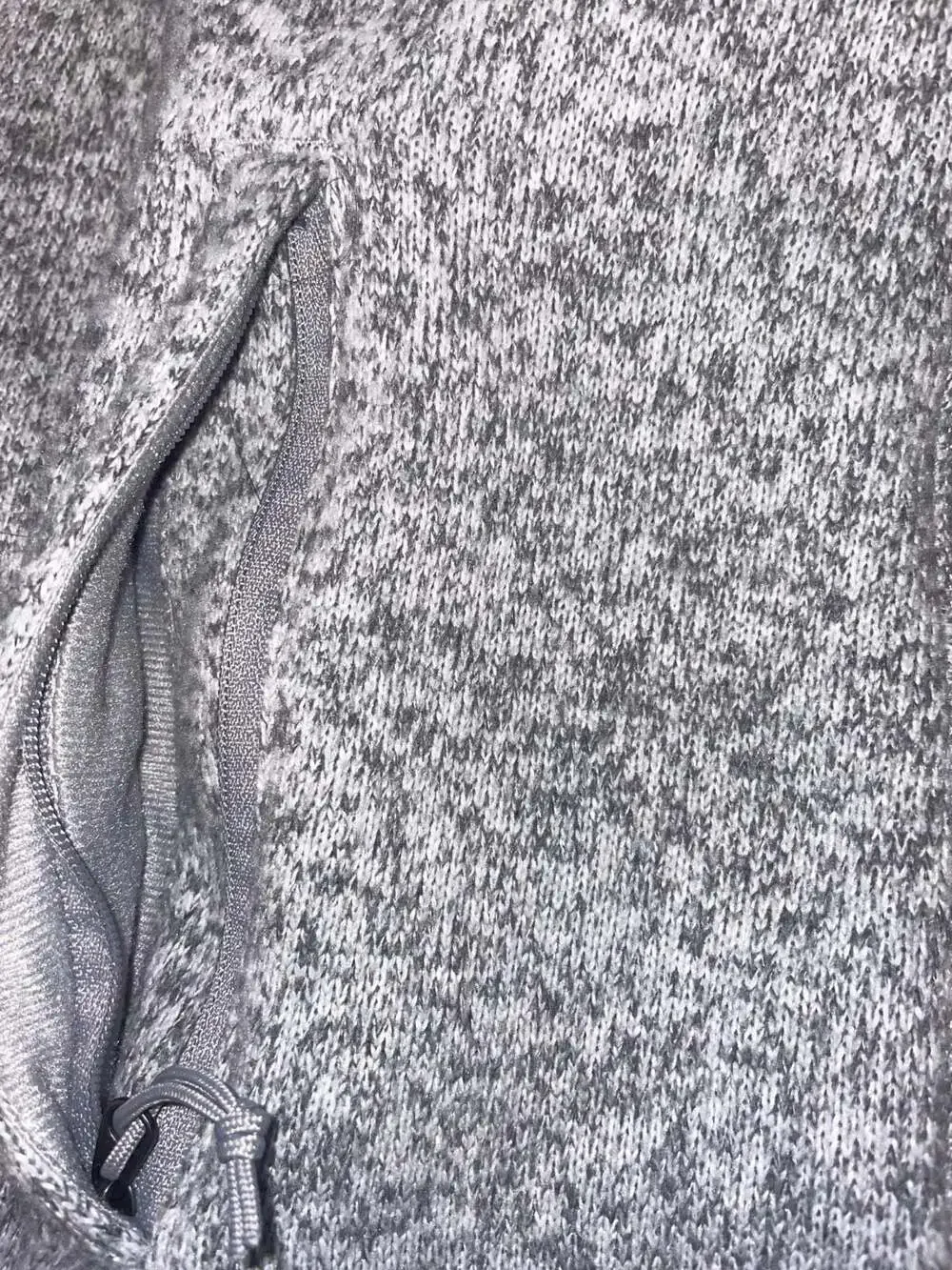 The North Face Full Zip Fleece Jacket Women’s L Gray Heather Cozy Gorpcore - Picture 5 of 9